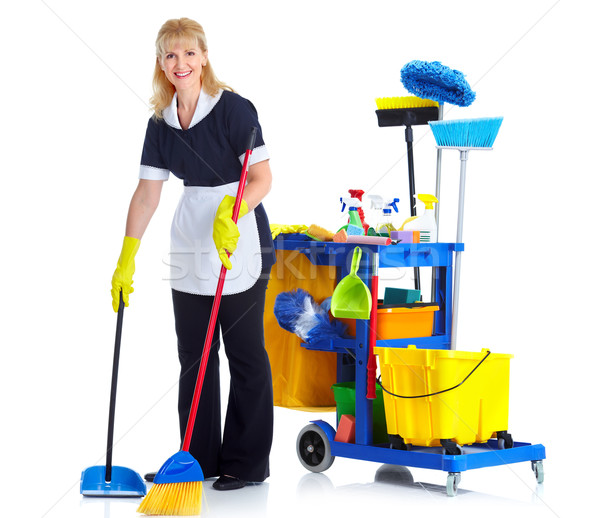Cleaner maid woman. Stock photo © Kurhan