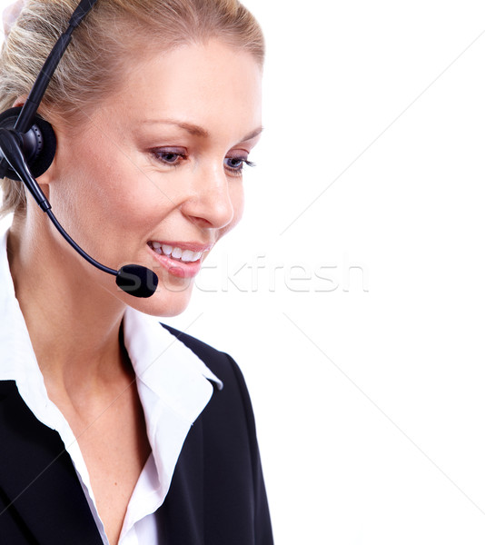 Call customer center operator. Stock photo © Kurhan