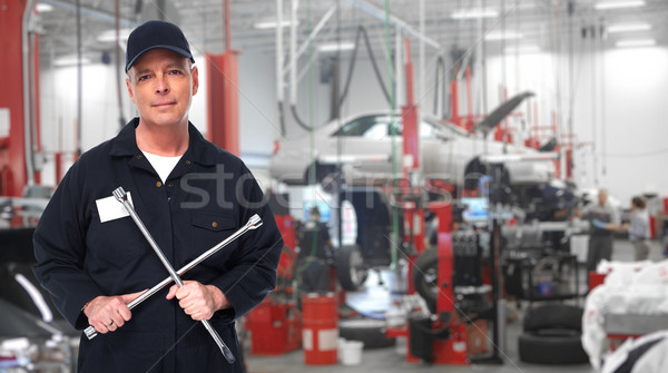 Car repair service worker. Stock photo © Kurhan