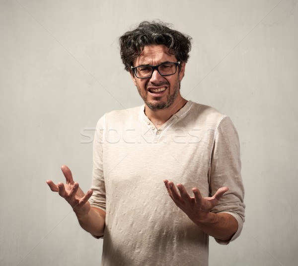 Man looking camera. Stock photo © Kurhan