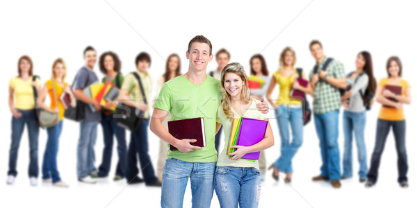 Group of happy students. Stock photo © Kurhan