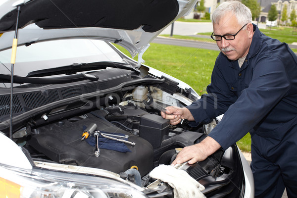 Stock photo: Car mechanic.