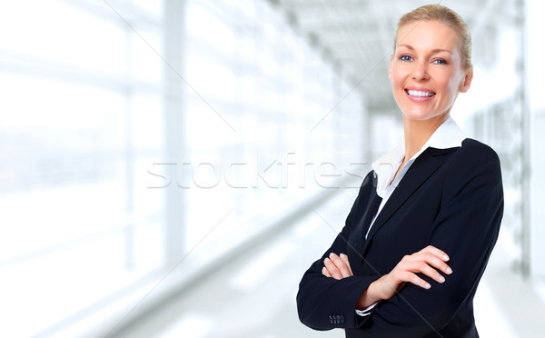 Beautiful business woman. Stock photo © Kurhan