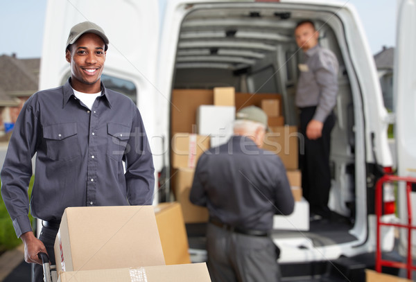 Delivery man. Stock photo © Kurhan