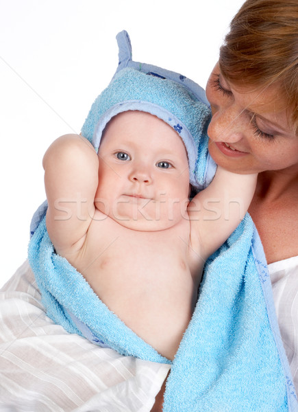 Madre baby giovani piccolo bianco salute Foto d'archivio © Kurhan