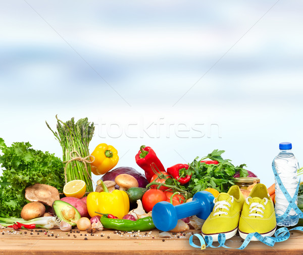 Vegetables background Stock photo © Kurhan