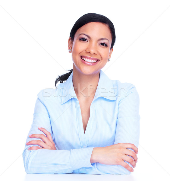 Stock photo: Young business woman.