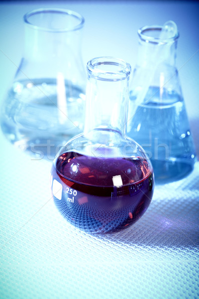 Labor Reagenzglas wissenschaftliche Forschung Technologie Hintergrund Krankenhaus Stock foto © Kurhan