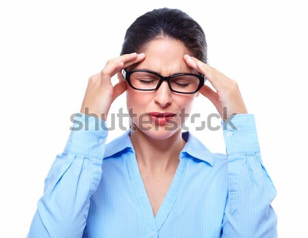 Young woman with headache. Stock photo © Kurhan