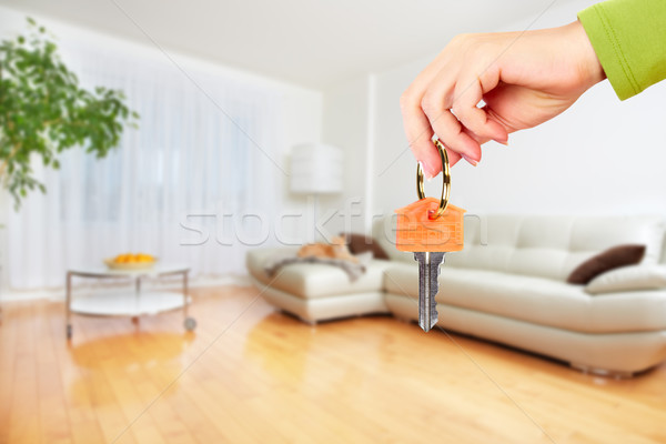 Hand with house key. Stock photo © Kurhan