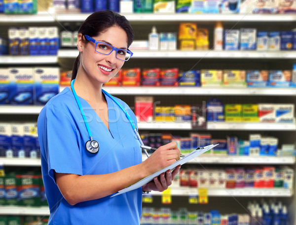 Doctor pharmacist woman. Stock photo © Kurhan