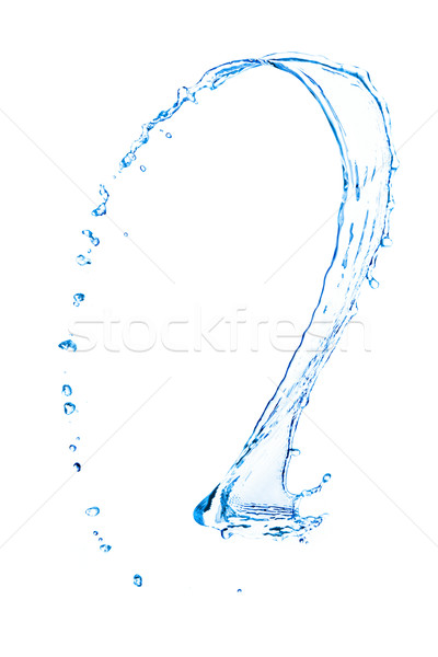 Stock fotó: Csobbanás · kék · fehér · víz · természet · háttér