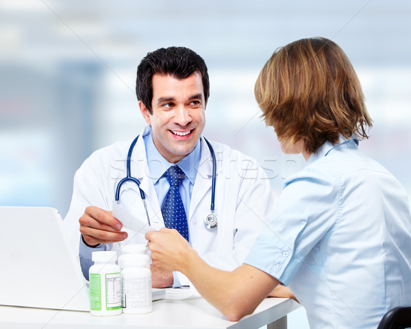 Doctor and patient. Health care. Stock photo © Kurhan