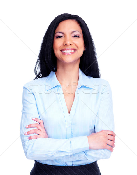 Stock photo: Young business woman.
