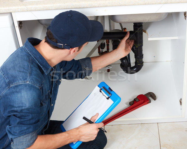 Plumber. Stock photo © Kurhan