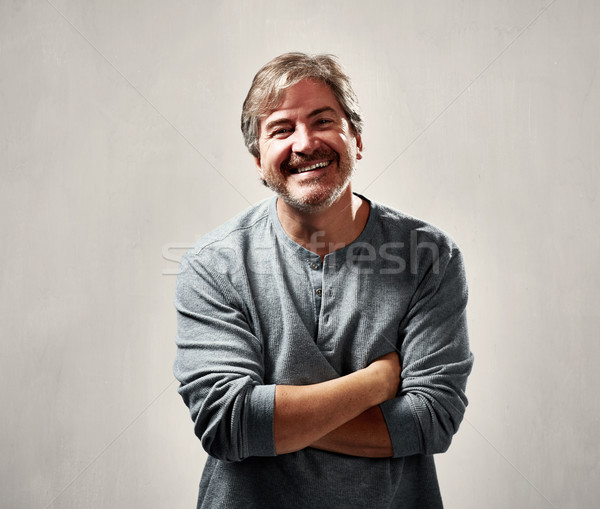 Stock photo: joyful man