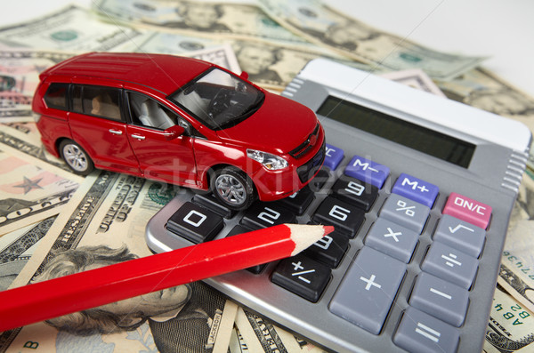 Car money and calculator. Stock photo © Kurhan