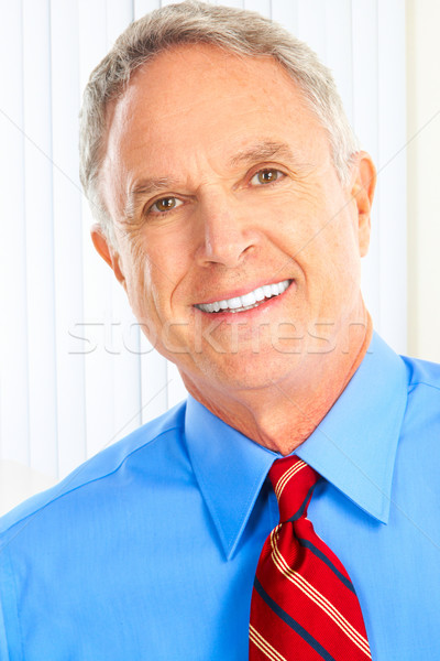 бизнесмен улыбаясь зрелый служба улыбка работу Сток-фото © Kurhan
