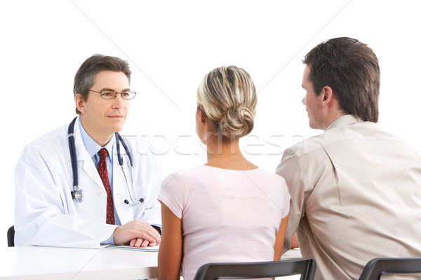 doctor and young couple Stock photo © Kurhan