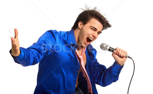 Karaoke signer Stock photo © Kurhan