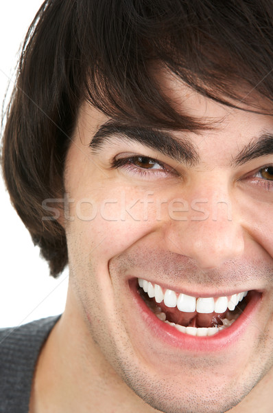 Jeune homme visage jeunes souriant homme blanche [[stock_photo]] © Kurhan