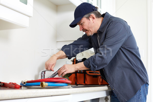 Plumber. Stock photo © Kurhan