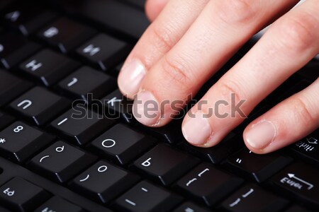 Typing Stock photo © Kurhan