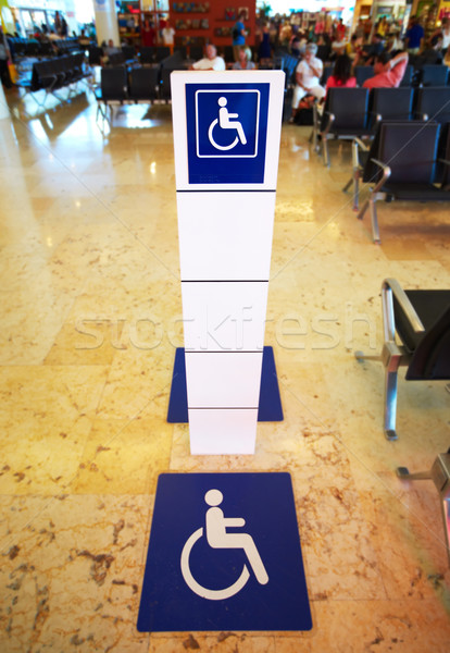 Place for persons with disabilities. Stock photo © Kurhan