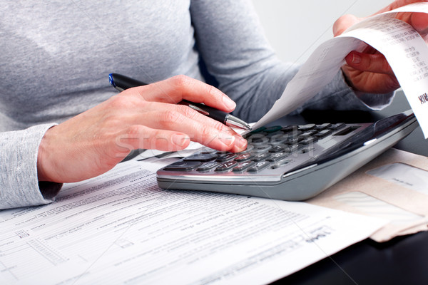 Stock photo: Filling the Tax Form 
