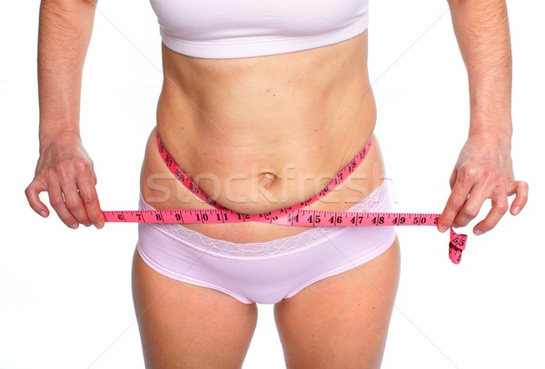 Femme grasse abdomen embonpoint [[stock_photo]] © Kurhan