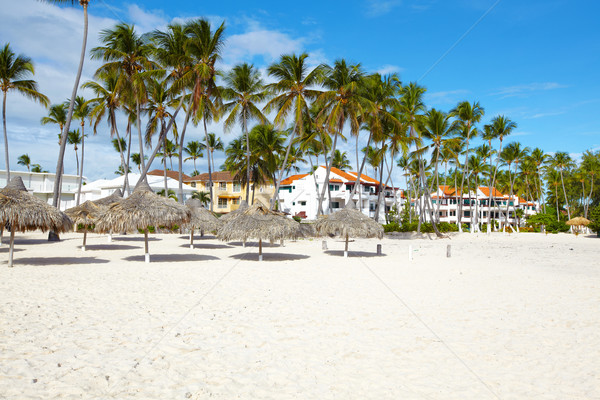 Plage tropicales Resort ciel paysage santé [[stock_photo]] © Kurhan