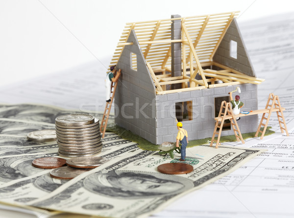 House under construction. Stock photo © Kurhan