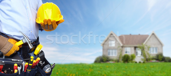 Constructeur bricoleur construction outils maison Photo stock © Kurhan