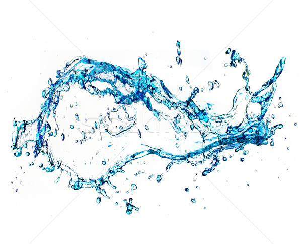 Albastru alb apă natură fundal Imagine de stoc © Kurhan