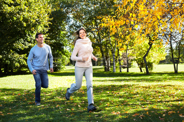 Happy couple. Stock photo © Kurhan