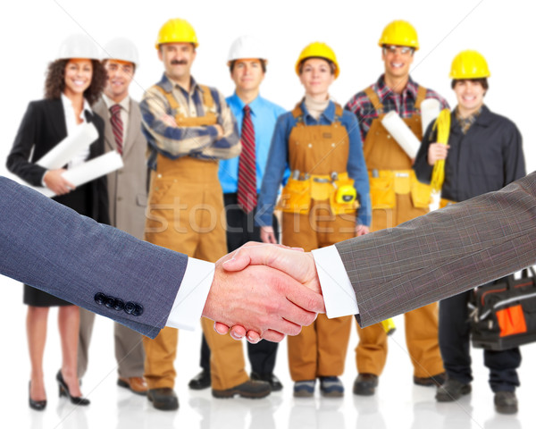 Business Handshake professionelle Gruppe Sitzung Hand Stock foto © Kurhan