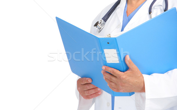 Lekarza medycznych odizolowany biały zdrowia tle Zdjęcia stock © Kurhan