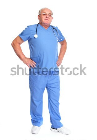 Elderly hospital doctor. Stock photo © Kurhan