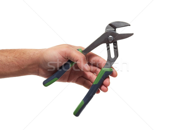 Hand with pliers. Stock photo © Kurhan