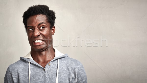 Man disgusted Stock photo © Kurhan