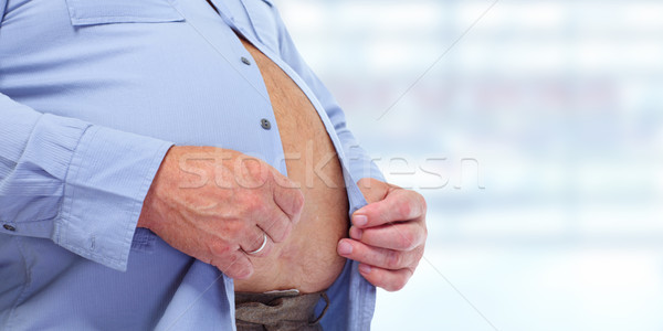 Obèse homme abdomen obésité corps [[stock_photo]] © Kurhan