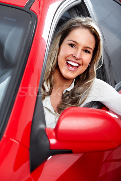 Woman in a car. Stock photo © Kurhan