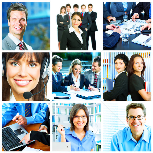 Business people collage. Stock photo © Kurhan