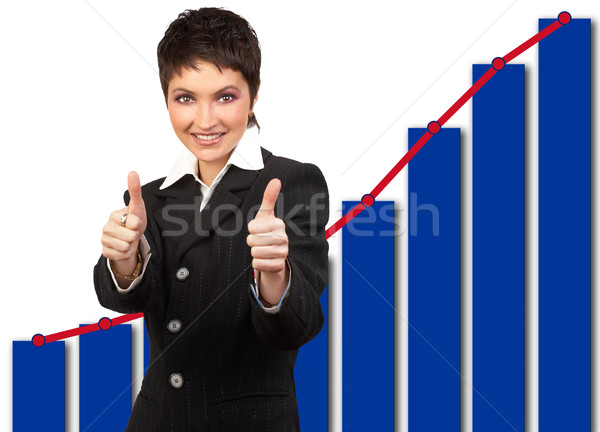 Business woman Stock photo © Kurhan