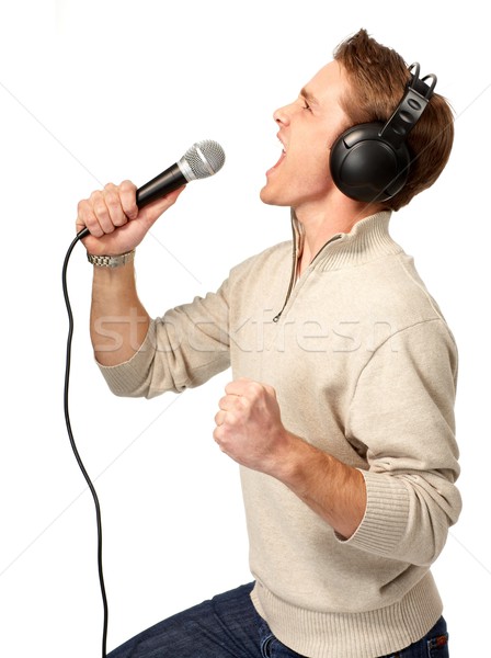 karaoke signer Stock photo © Kurhan