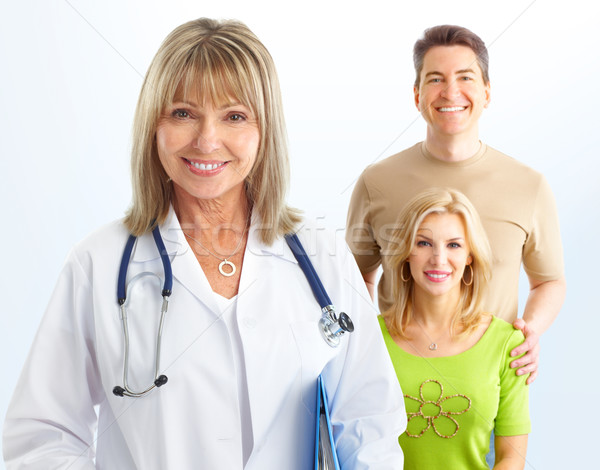 Stock photo: doctor and young couple