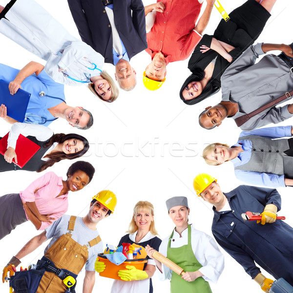 Group of workers people. Stock photo © Kurhan