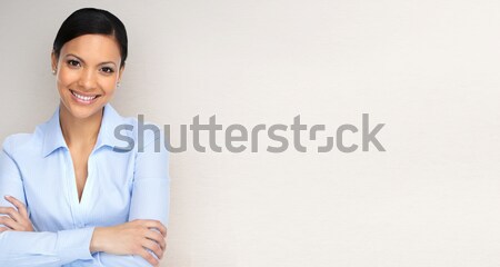 Stock photo: Beautiful asian business woman.