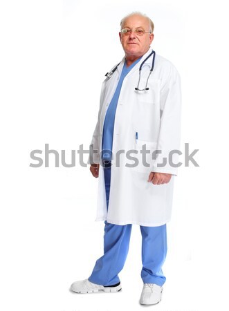Elderly hospital doctor. Stock photo © Kurhan