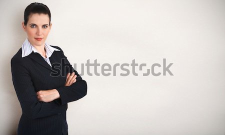 Beautiful business woman. Stock photo © Kurhan